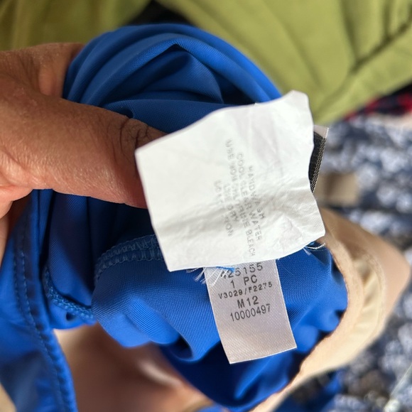 Miracle Suit Blue Halter Swimsuit sz 12 - Picture 7 of 7